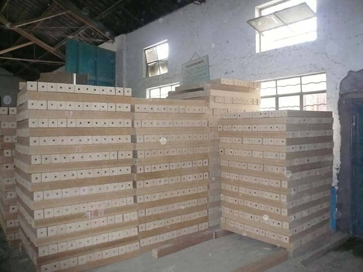 wood pallet blocks processing plant