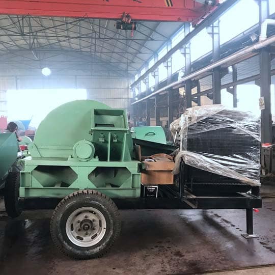 large wood crushing machine for shipping to Malaysia
