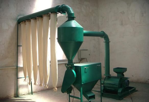 small wood powder processing plant