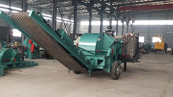 large type sawdust processing line