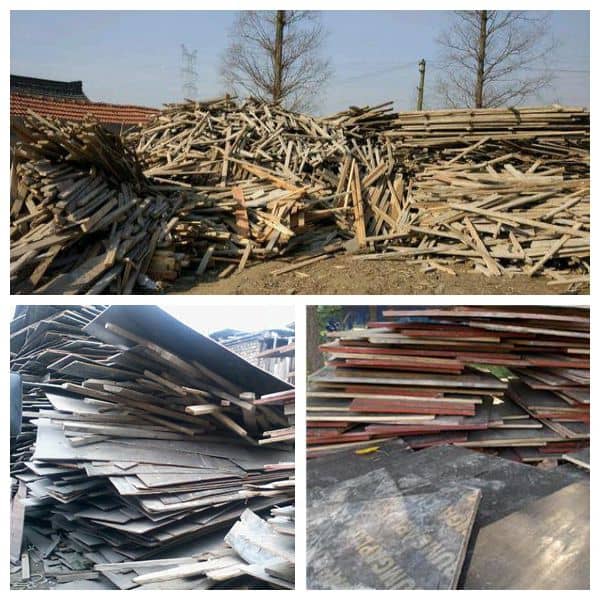 various waste boards for processing